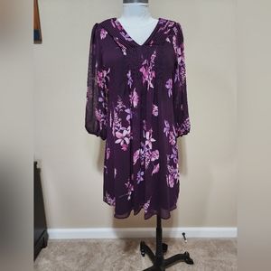 Calvin Klein purple dress